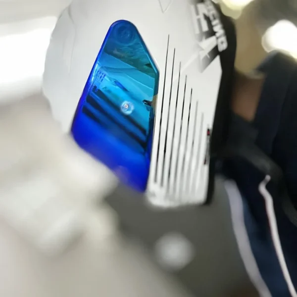 AFTER MARKET NIGHT VISION REVO DARK BLUE VISOR FOR KYT STRIKER /STRIKER 2/NFR/NZ RACE - Image 4