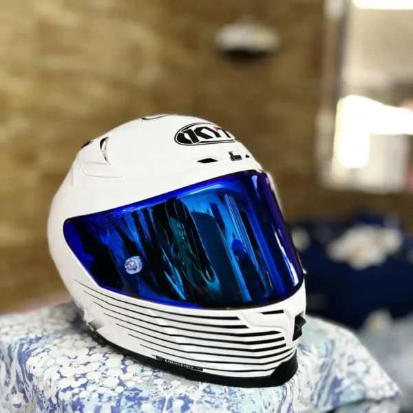 AFTER MARKET NIGHT VISION REVO DARK BLUE VISOR FOR KYT STRIKER /STRIKER 2/NFR/NZ RACE - Image 2
