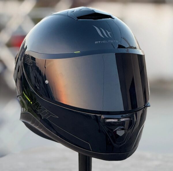 AFTER MARKET SMOKE BLACK VISOR COMPATIBLE WITH MT V12 THUNDER 3, MUGELLO, STINGER MODEL UP TO 2019, THUNDER 3 PRO & 2016 BLADE HELMETS. - Image 3