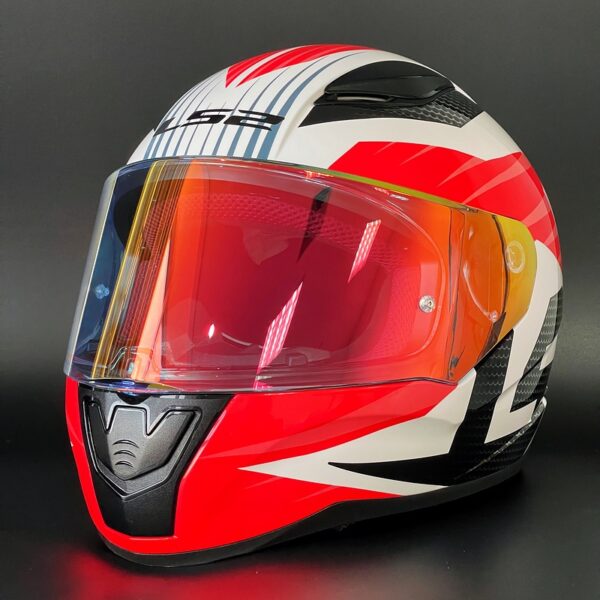 AFTERMARKET NIGHT VISION VISOR- REVO CLEAR RED COMPATIBLE WITH LS2 FF800/FF320/FF353 HELMETS. ( MODEL STREAM, STROM, RAPID) - Image 2