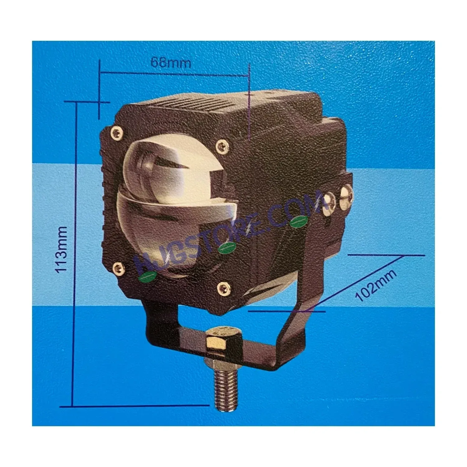 HJG LIU HJG Gorilla Projector Fog Light with Wiring Harness Kit Combo - Image 7