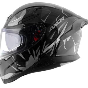 Axor Apex Hunter Black Grey Helmet-