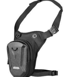 GUSTAVE® Waist Bag for Men, Thigh Bag for Bikers, Waterproof Large Capacity EVA Tactical Outdoor Sports Leg Bag