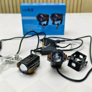 HJG SPACESHIP MINI V3 FOG LIGHT 80W WITH RED DRL ( 6M WARRANTY )