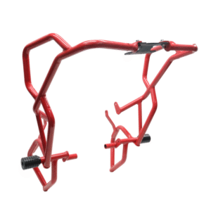 MotoCare Upper & Lower Crash Guard Red for TVS Apache RTX 300